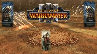 20 Sunmakers vs 20 Clumped up Zombies in Total War Warhammer 3 [upl. by Akinaj]