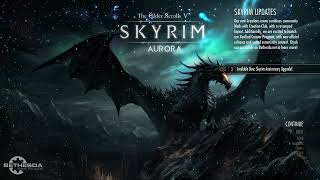 Skyrim AE mod main menu page 2023 best view at 4k HDR [upl. by Evslin]