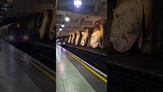 Circle Line at Earls Court Station londonunderground train trainjourney [upl. by Clippard]