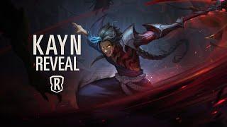 Kayn Reveal  New Champion  Legends of Runeterra [upl. by Eiznyl]