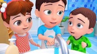 Wash Your Hand Song  Good Habbits for Kids  MORE Nursery Rhymes amp Kids Songs [upl. by Aicenaj521]