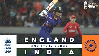 Mandhana Hits Unbeaten 79  Highlights  England v India  2nd Womens Vitality IT20 2022 [upl. by Eekorehc]