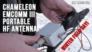 Chameleon Emcomm III Portable Antenna Winter Field Day  Ham Radio QampA [upl. by Neb]