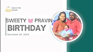 Praicy Trinitas mom birthdaycelebration engagementday Pravinsam Sweety 2024 birthdaygift [upl. by Kinimod]