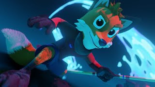 Electro Combat Fox BLENDER CINEMATIC [upl. by Nnire]