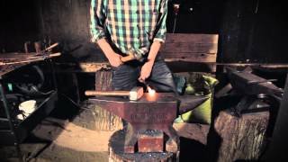 forging a pair of farrierstyle tongs [upl. by Tareyn]