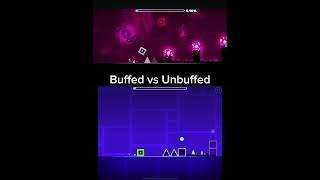 Stereo Madness Buffed vs Unbuffed shorts gd geometrydash stereomadness [upl. by Neellek]