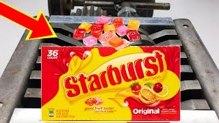 SHREDDING STARBURST CANDY IS SO SATISFYING  satisfying videos to watch 2017  shredding stuff [upl. by Dorweiler74]