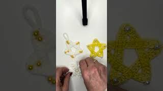 Fiocchi di neve e stelline alluncinetto shorts crochet diy tutorial uncinetto natale [upl. by Jemimah26]