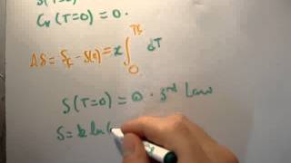 Thermodynamics 30  Third Law of Thermodynamics [upl. by Yllehs]