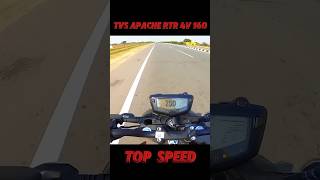 TVS Apache RTR 4V 160 Top Speed [upl. by Taro]