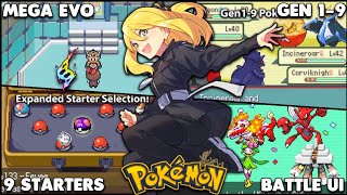 New Completed GBA ROM Hack With 9 Starters Gen 9 Mega Evolution Updated Battle Ui amp More 2024 [upl. by Noyek744]