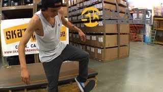 Skateboarding Trick Tips  Switch Kickflip [upl. by Beker356]