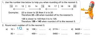 Rounding off to the nearest 5 23and 4Digit Numbers [upl. by Nary]