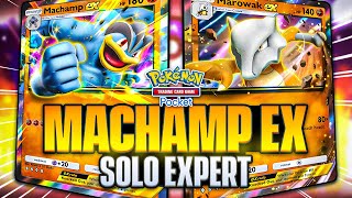 Machamp EX Expert Solo Battle 100 Guide 【Pokemon TCG Pocket】 [upl. by Leiad]