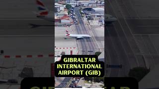 Gibraltar Airport The Only Runway That Crosses a Main Road [upl. by Cid]