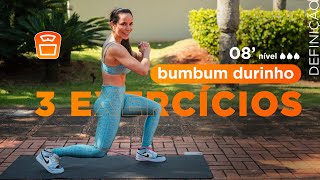 3 exercícios simples que vão empinar e arredondar o bumbum quadrado  Carol Borba [upl. by Yren420]