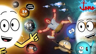 Planets of The Solar System Educational Song For Kids 🪐 Outer Space Brain Break 🚀 JONO KIDS SHOW [upl. by Natan617]