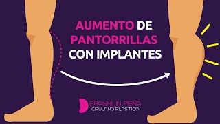 Aumento de pantorrillas con implantes [upl. by Doti]