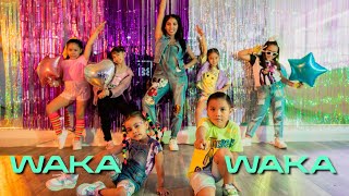 Waka Waka Shakira By Melizza Rodríguez dancekids kidsvideo shakira wakawaka [upl. by Gnauq]