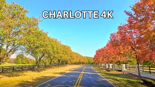 Charlotte 4K  Scenic Drive in Waxhaw Countryside [upl. by Duffie326]