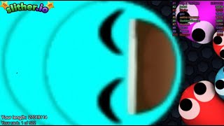 Slitherio AI Cyan Jelly Vs Monster Snake  New Skin Release  Slitherio Vip Best Gameplay  Top X [upl. by Ami554]