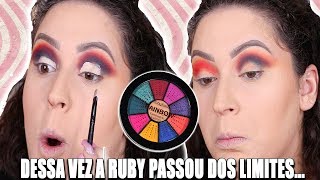 TESTEI LANÇAMENTOS DA RUBY ROSE E TENTEI FAZER UMA MAKE MUITO HARD Duda Fernandes [upl. by Ivar]