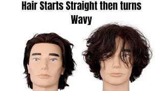 Hair Goes from Straight to Wavy  TheSalonGuy [upl. by Squier692]