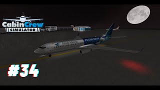 Roblox Life 34 First time as a flight attendant  Crew Simulator [upl. by Adidnere]