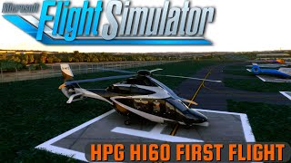 MSFS 2020  HPG H160  First Flight [upl. by Eudo]