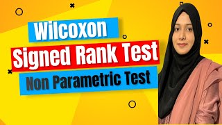 Wilcoxon Signed Rank Test  Non Parametric Test [upl. by Analad]