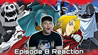 Elric Brothers Vs The Slicers Brother  Fullmetal Alchemist Brotherhood Epsiode 8 Reaction [upl. by Kimberli]