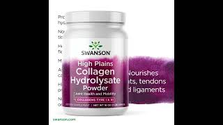 Swanson Premium Collagen Hydrolysate Powder  Collagen Peptides [upl. by Niajneb331]