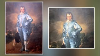 The Blue Boy 1770 Oil on canvas by Thomas Gainsborough [upl. by Eniluap744]