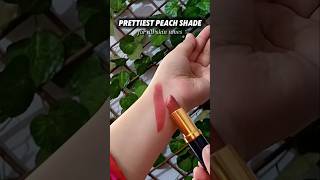 Prettiest Peach shade for all skin tones shortvideo lipstick makeup [upl. by Fredrick]