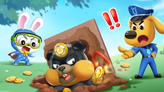 Super Cape Man  Police Cartoon  Sheriff Labrador  Cartoons  Cartoon for Kids  BabyBus [upl. by Drofla162]