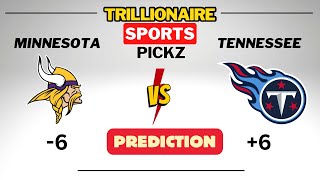 111724 Minnesota Vikings vs Tennessee Titans Week 11 Best Bets  NFL Picks With Bonnie amp Clyde [upl. by Charin216]