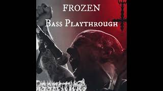 DISSECTION  Frozen Live  Playthrough on Bass by Brice Leclercq [upl. by Nylyahs]