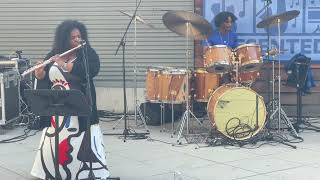 Antoine Roney Trio performing quotNighttime in Medinaquot Jazz at Pier 84m Hudson River Park 061224 [upl. by Milly]