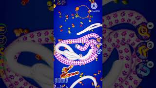 😱Worms Zoneio ❤️001 Slither snake TOP 1 Best world Record snake Epic cacing WormsZoneio 2008 [upl. by Sirret659]