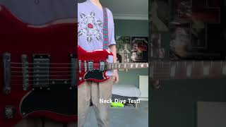 Neck Dive Test On My Epiphone Sg G400 guitar ​OfficialEpiphone [upl. by Nirrac]