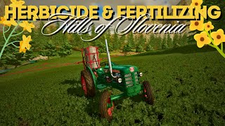 2 Herbicide amp Fertilizing Canola  Hills of Slovenia  Farming Simulator 2022 [upl. by Nitsed928]