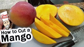 How To Cut A Mango  Easy Mango Smoothie Recipe [upl. by Accem]