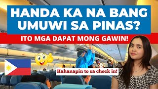 LAHAT NG DAPAT GAWIN BAGO ANG INYONG FLIGHT PAUWI NG PILIPINAS OFWS amp NONOFWS SIMULA OCTOBER 2021 [upl. by Bass301]