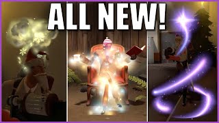 TF2 Rating 19 NEW Unusual Effects Smissmas 2020 Showcase [upl. by Eiruam]