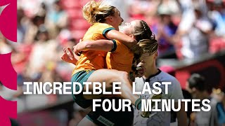 A sensational Rugby Sevens Comeback  Last 4 Minutes IN FULL  Australia v New Zealand  SVNS Madrid [upl. by Enytsuj483]