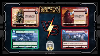 Star Wars Unlimited Shadows of the Galaxy Gameplay  Bossk ECL vs Kylo Tarkintown [upl. by Annaert]