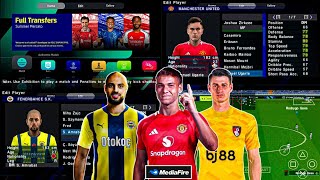 eFootball PES 2025 PPSSPP LATEST TRANSFER CAMERA PS5 😱😱😱 [upl. by Leviram]