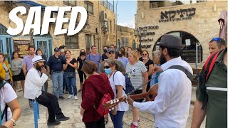 TZFAT 2021  OLD CITY HOLY LAND HIGHEST CITY Mystical Kabbalah City ISRAEL Walk amp Street Food [upl. by Akiemat280]