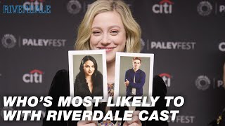 Riverdale Cast Plays Whos Most Likely To [upl. by Llezniuq]